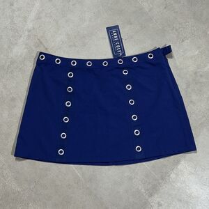 NWT Anne Cole Golf Pickleball Women's Mid-Rise Swim Skirt Size 10 Navy